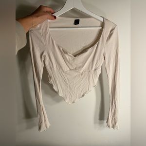 Basic top cream sexy